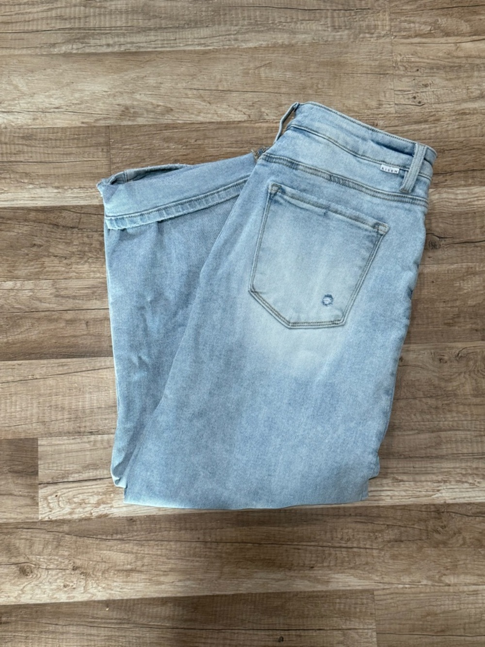 Light Blue Wide-Leg Women's Jeans by Risen Jeans - High-Rise STRETCHY 5/27 NWT